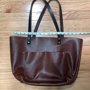 Portland genuine leather large bag